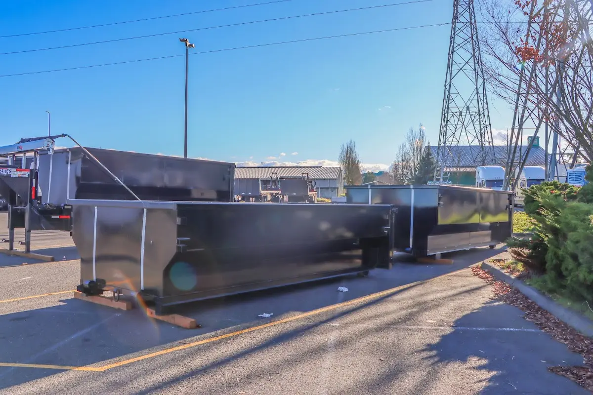 Professional dumpster rental and junk removal service in Hugo